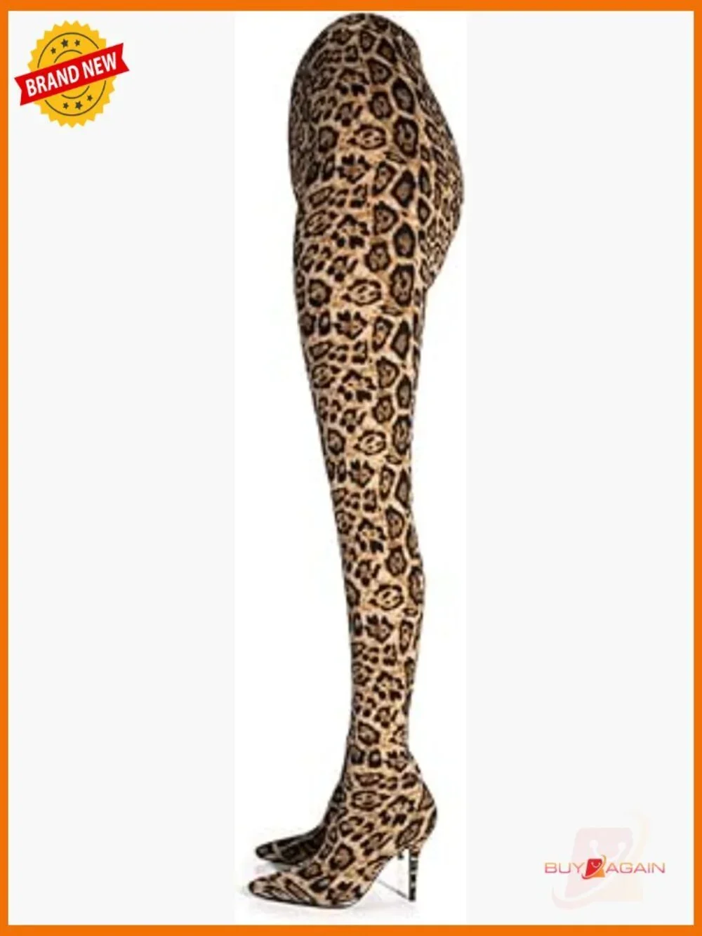Stretch Over the Knee Boots, Pointed Toe Stiletto Heel, Thigh High, Large Sizes